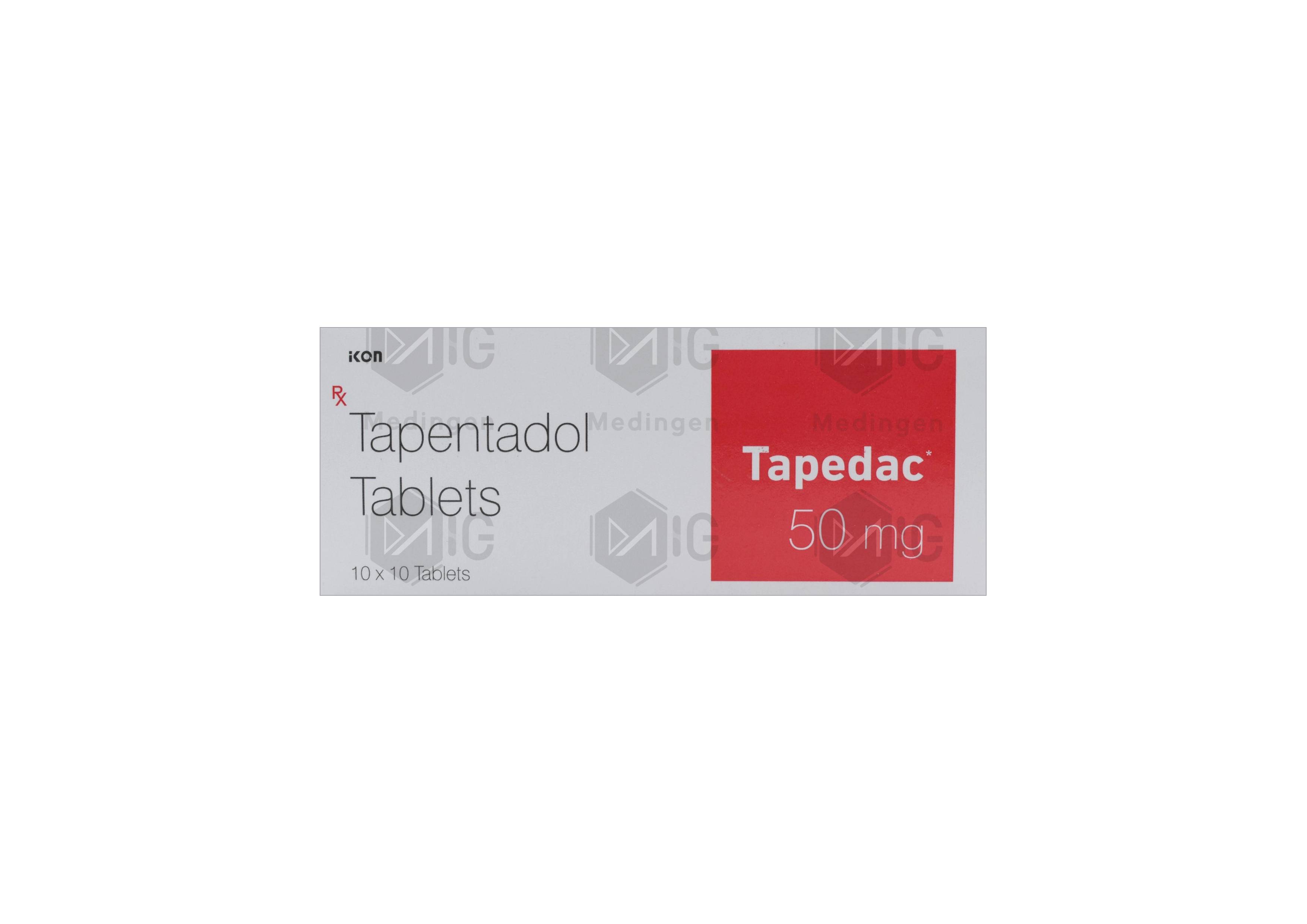 TAPEDAC 50MG